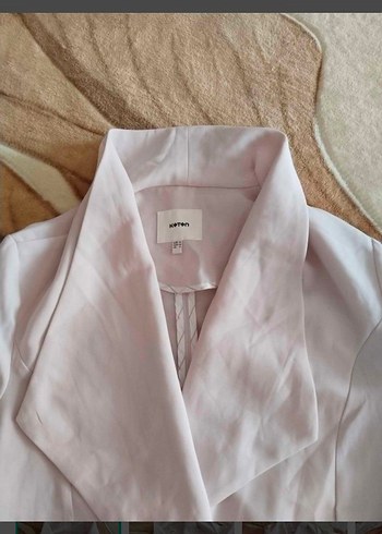 Koton Pastel Pembe Siklik Sal Yaka Blazer