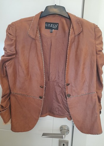 Zara Cozgu Kahverengi Deri Ceket Siklik Ve Rahatlik Bir Arada