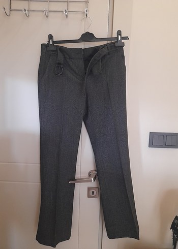 Zara Sik Ve Rahat Koyu Gri Kumas Pantolon