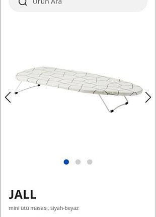 Ikea jall mini ütü masası
