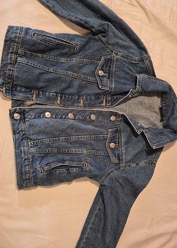 Defacto Klasik Mavi Denim Ceket