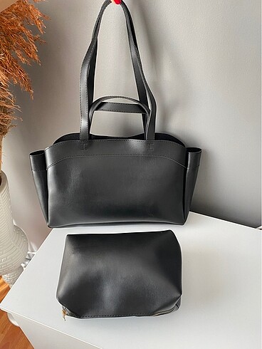 Yavrulu shopper çanta