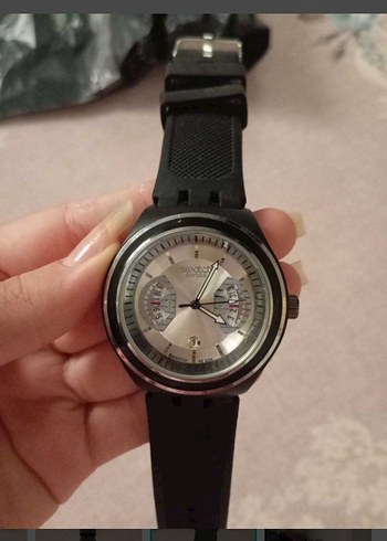 Swatch Siyah Spor Analog Kol Saati