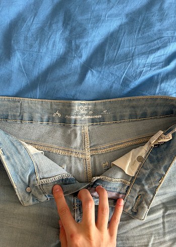 m Beden mavi Renk Loft Kadın Açık Mavi Mini Denim Şort