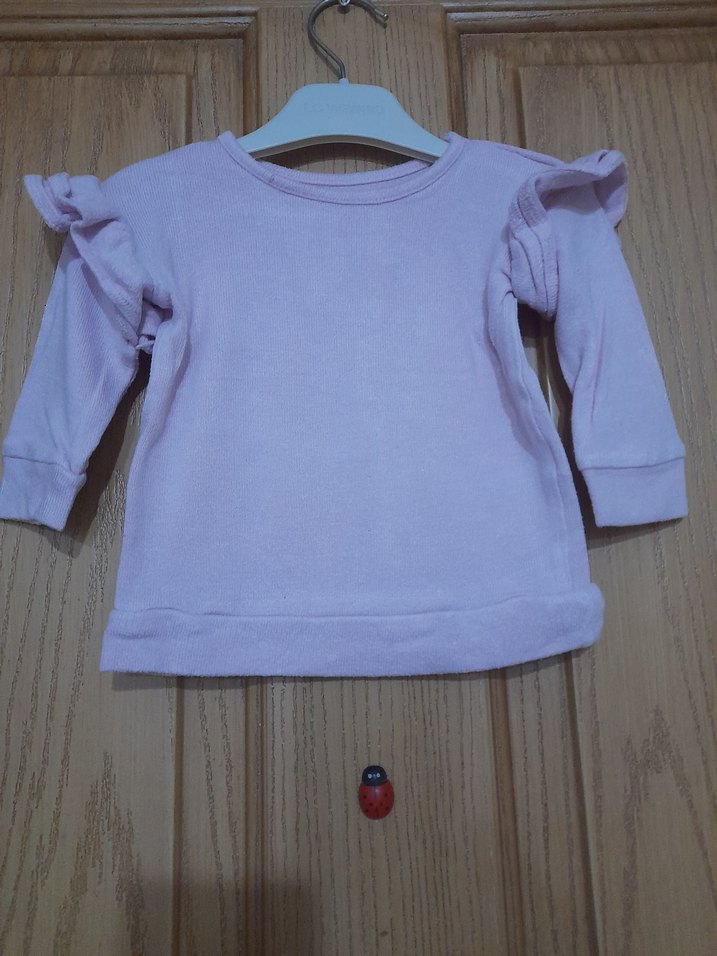 Pembe Bebek Kız Uzun Kollu Takım - Görsel 2