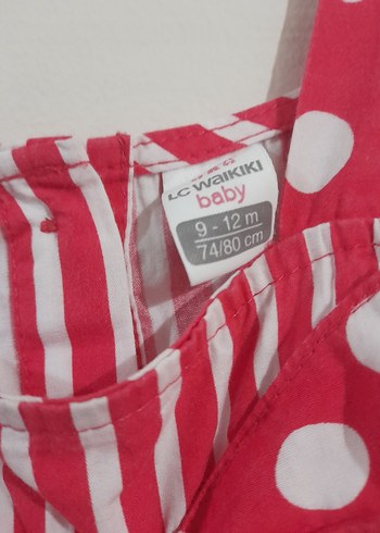 Kolsuz Kız Çocuk Çizgili Tulum - Görsel 4