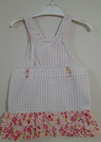 Çiçek Nakışlı Kız Çocuk Elbisesi jile - Görsel 3