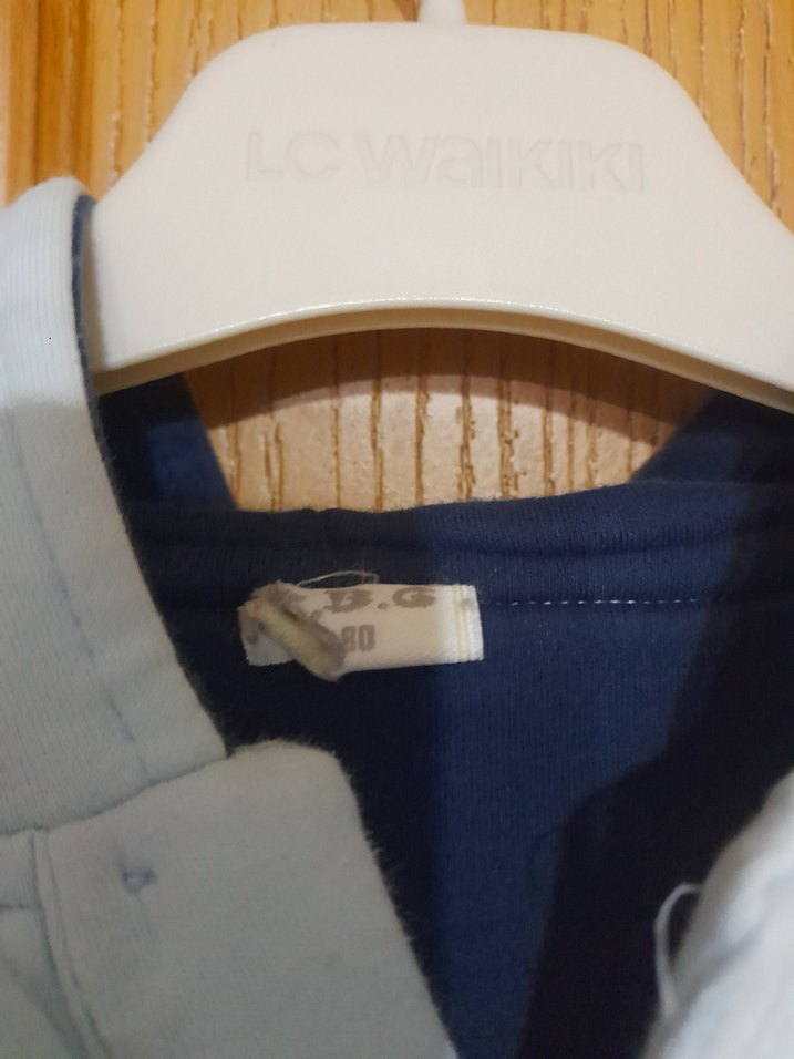 Mavi Kapüşonlu Erkek Çocuk Sweatshirt - Görsel 3