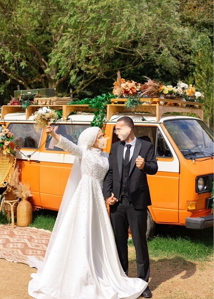 İncili gelinlik sorunsuz - Görsel 4