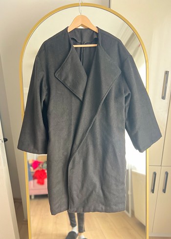 Siyah Oversize Kaban - Görsel 2