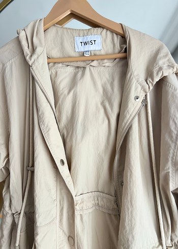 Bej Midi Kadın Trençkot - Görsel 2