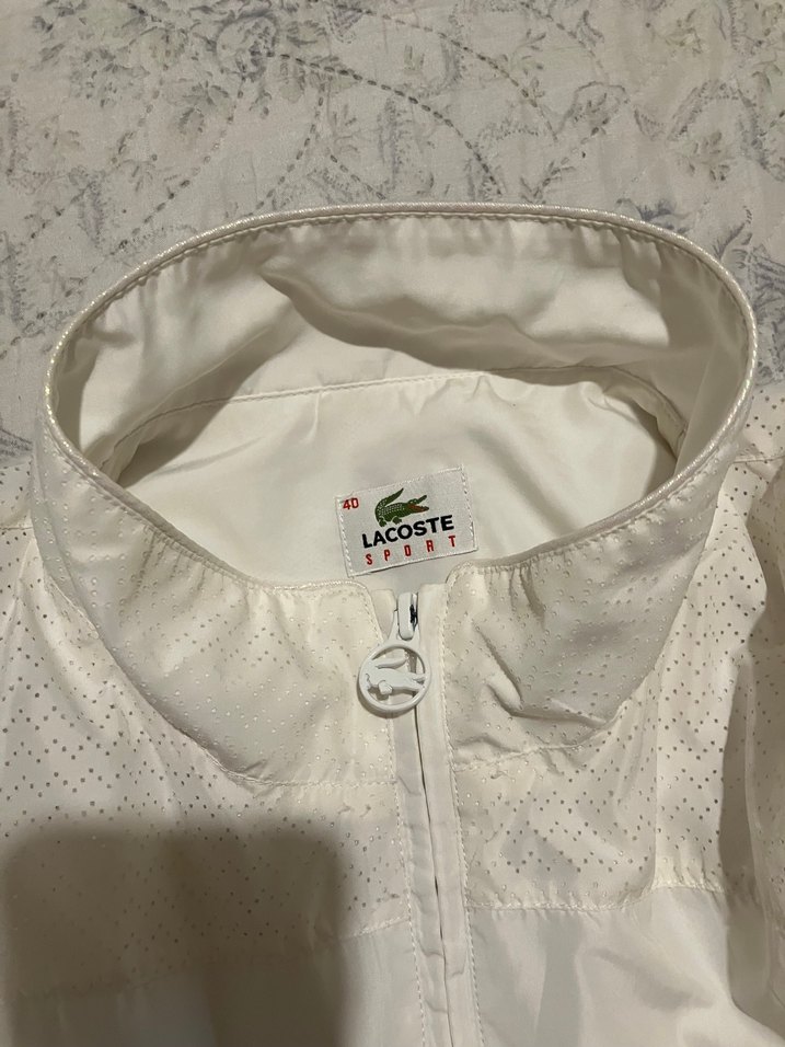 Lacoste Beyaz Hafif Spor Ceket — görsel 2/4