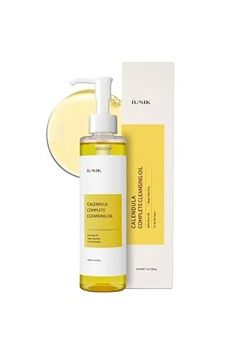 (TESTER 30 Adet) iunik Calendula Complete Cleansing Oil 5ml