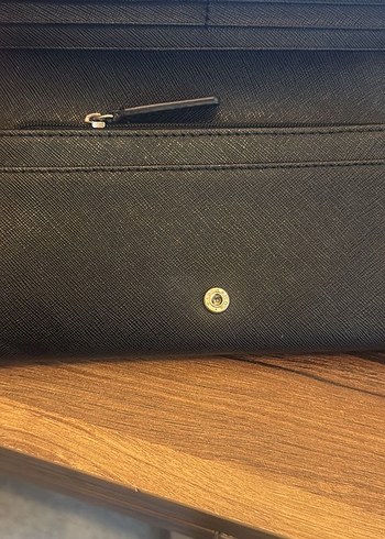 Calvin Klein Siyah Deri Kadın Cüzdan - Görsel 3