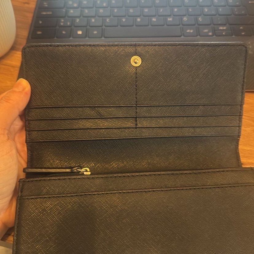 Calvin Klein Siyah Deri Kadın Cüzdan - Görsel 2