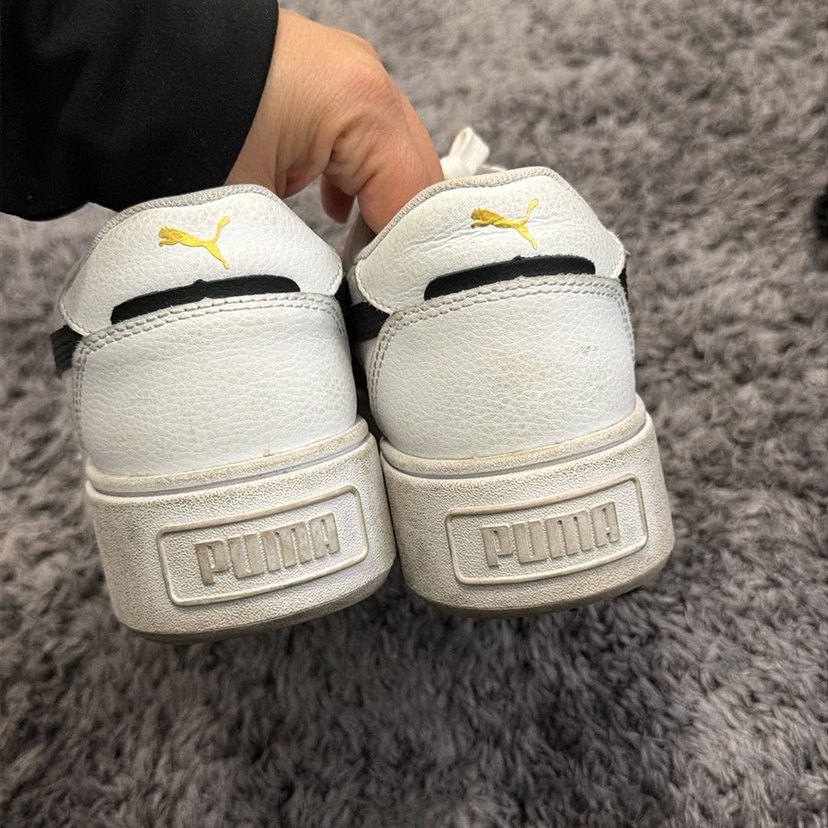 Beyaz Puma Kadın Platform Spor Ayakkabı - Görsel 4