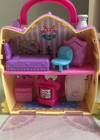 Pembe Minnie Mouse Ev Oyuncak Seti - Görsel 2