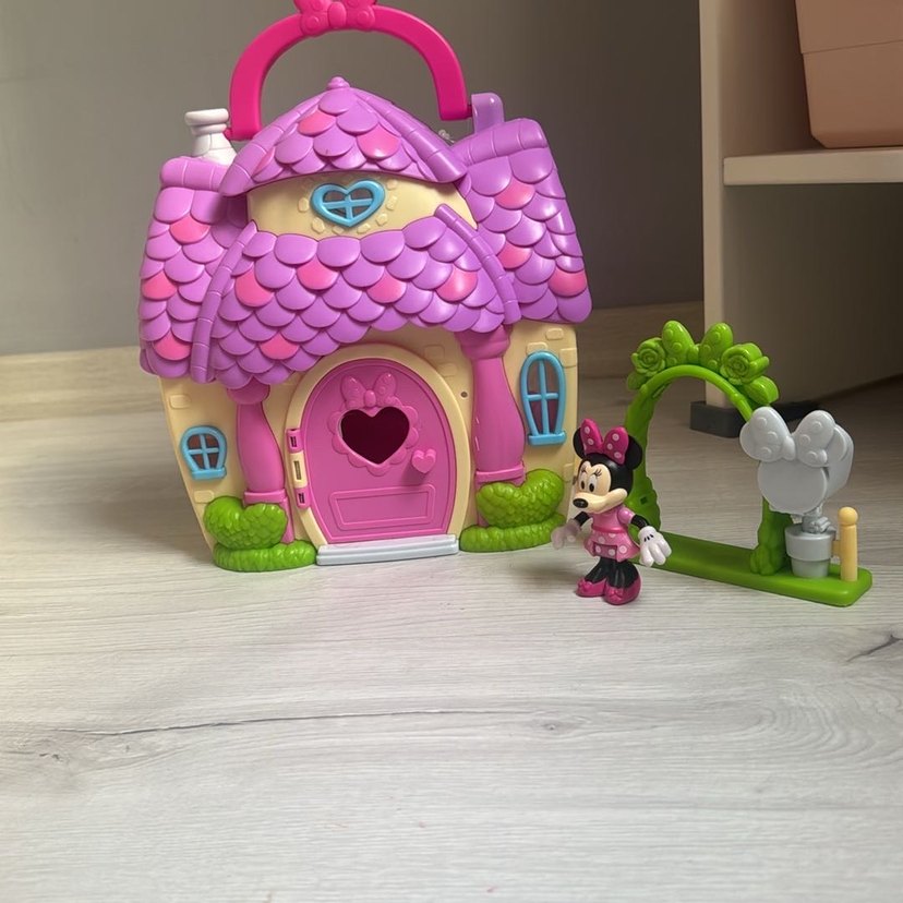 Pembe Minnie Mouse Ev Oyuncak Seti - Görsel 4