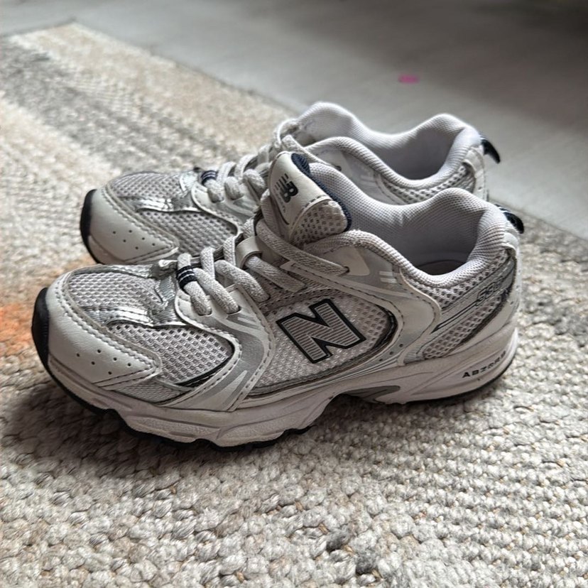 New Balance Beyaz Gri Spor Ayakkabı - Görsel 3