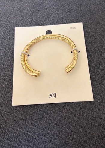 H&M Altin İnce Kordonlu Acik Bileklik