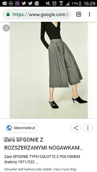 zara pantolon etek