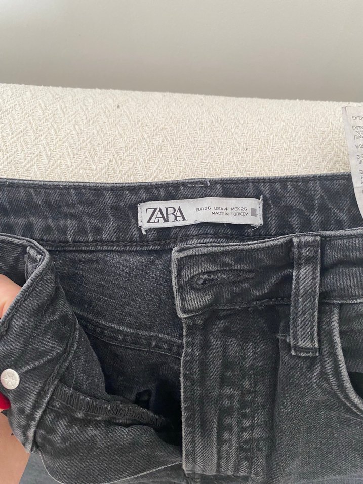 Yüksek Bel Siyah Denim Jean  Rahat ve Şık! — görsel 3/5