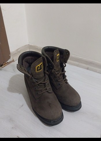 Kahverengi Süet Kadın Botlar - Caterpillar - Görsel 5