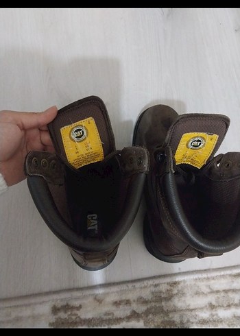 Kahverengi Süet Kadın Botlar - Caterpillar - Görsel 3