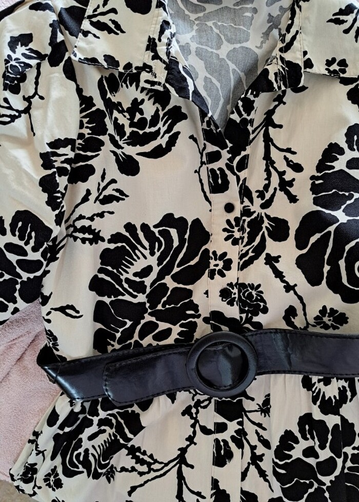 Gömlek elbise - Görsel 4