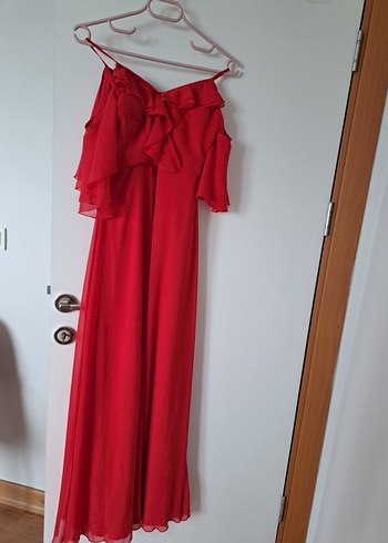 Kırmızı elbise - Görsel 7