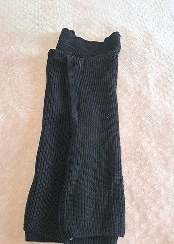 Fermuarlı Siyah Kadın selanik Örgü süveter - Görsel 5