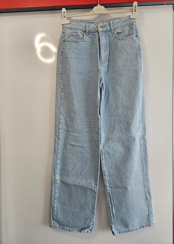 oxxo Acik Mavi Genis Paca Denim Jean