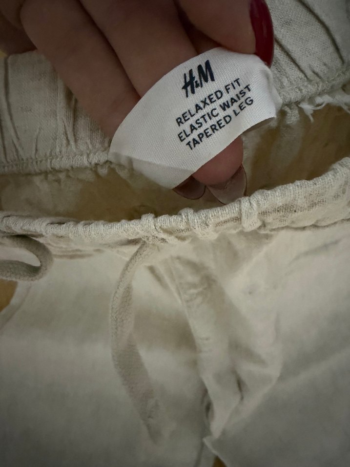 H&M Rahat ve Şık Açık Bej Çocuk Pantolonu — görsel 2/2