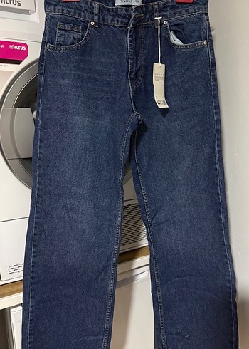 Diğer Koyu Mavi Denim Jean