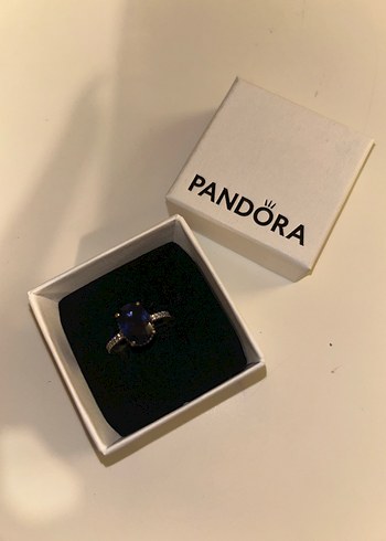 Pandora Mavi Tasli Zarif Yuzuk