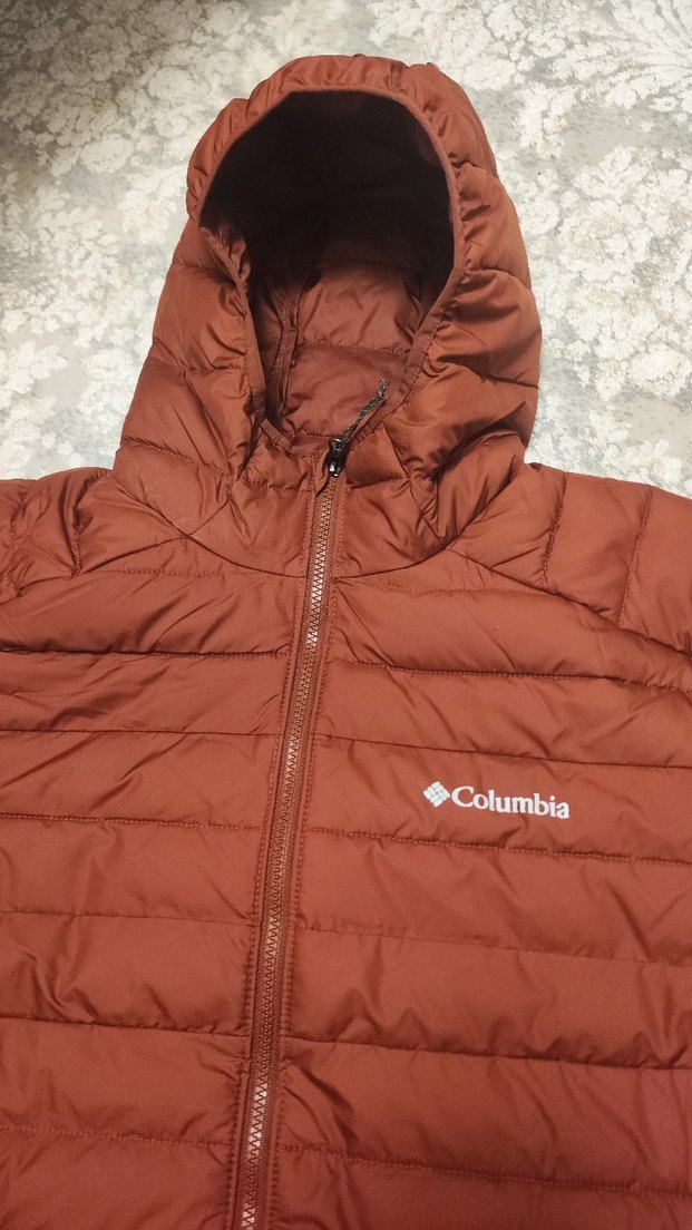 Columbia Kapüşonlu Kırmızı Şişme Mont — görsel 2/9