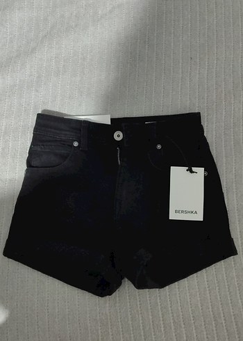 Bershka Siyah Denim Sort