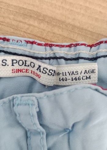 S. Polo Assn. Düğmeli Erkek Çocuk Bej Pantolon