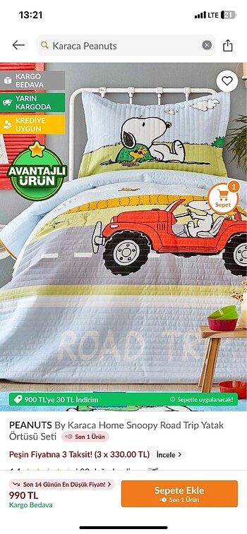 Karaca yatak ortusu