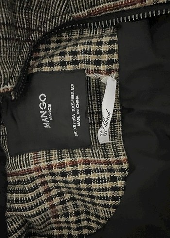 34 Beden Mango kürklü parka