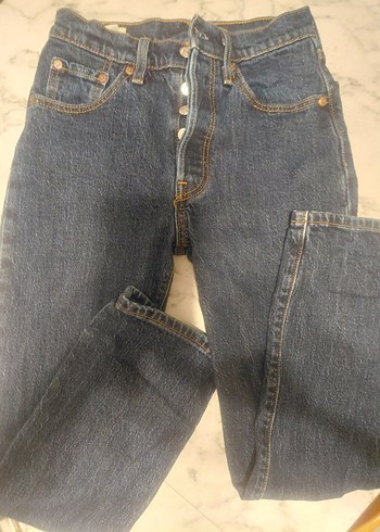 Levis Levi S 501 Mavi Denim Jean W24 L26