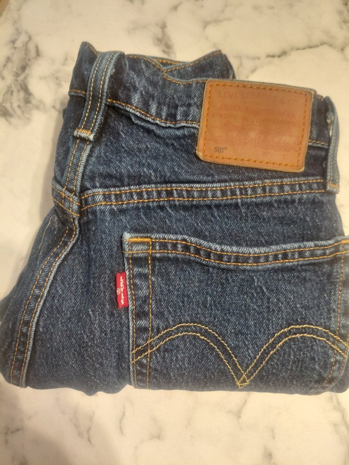 orijinal levi's 501 Mavi Jean ,w24 l26 — görsel 2/7