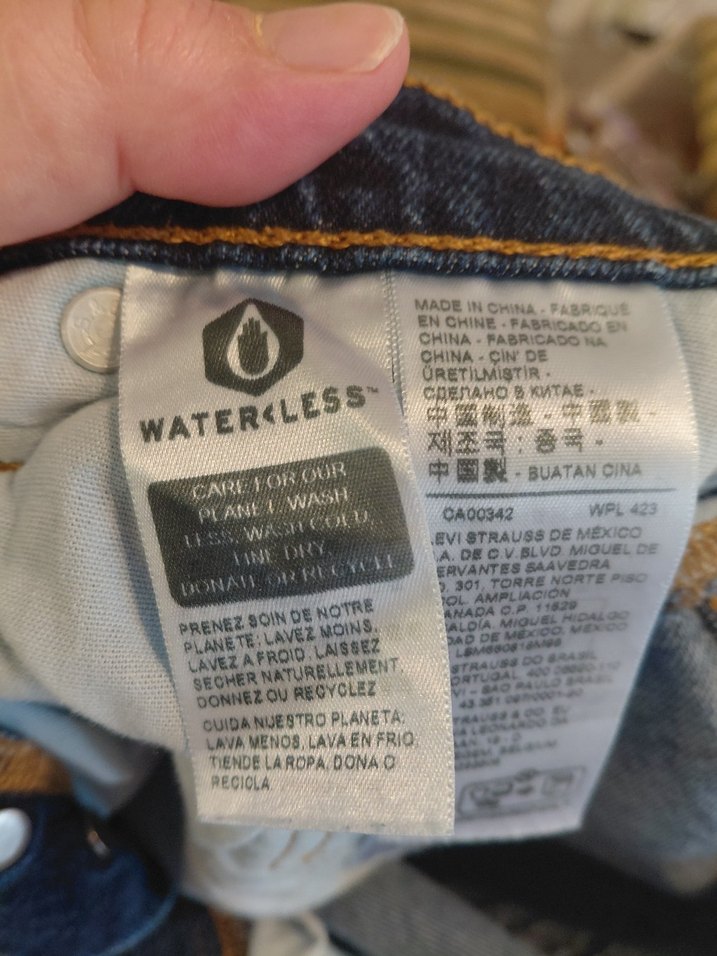 orijinal levi's 501 Mavi Jean ,w24 l26 — görsel 6/7