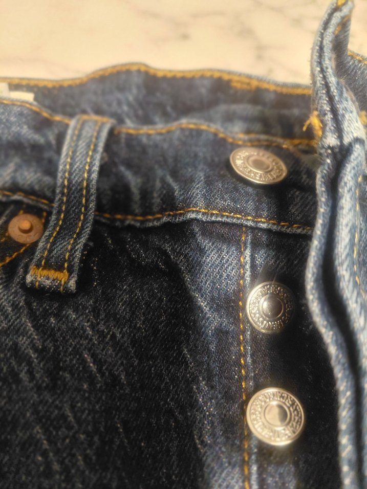 orijinal levi's 501 Mavi Jean ,w24 l26 — görsel 4/7