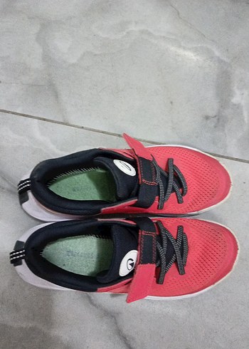 35 Beden erkek Çocuk kırmızı Spor Ayakkabı Velcro Bantlı
