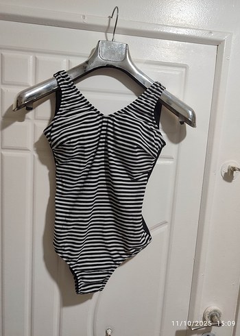 Zebra Desenli İnce Askılı Kadın MayoLar - Görsel 2