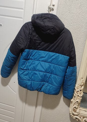 Erkek Çocuk Mavi Siyah Fermuarlı Mont - Görsel 5