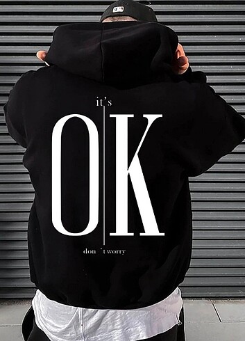 Tasarım oversize sweatshirt 