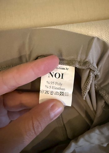 Noi krep jarse Şalvar Pantolon - Görsel 5