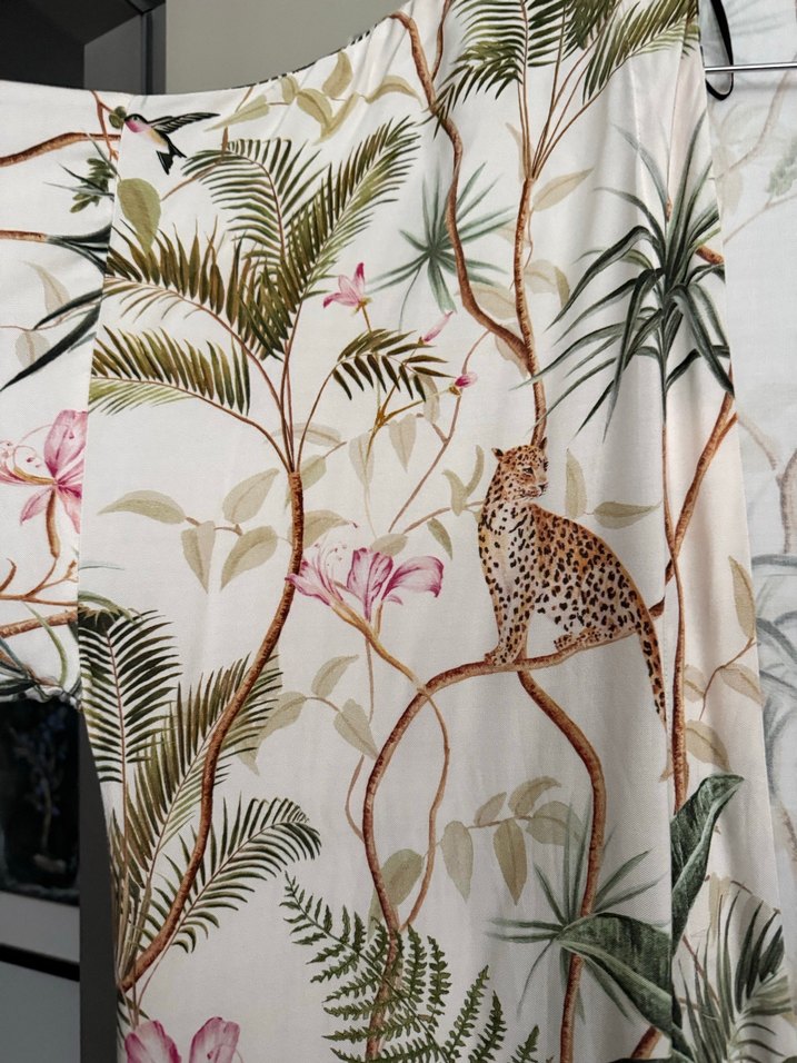 Bohem Uzun Desenli Kadın Kimono - Görsel 2